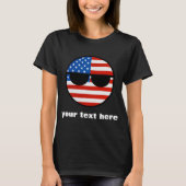 トレおもしろいンドオタク系のUSA Countryball Tシャツ (正面)