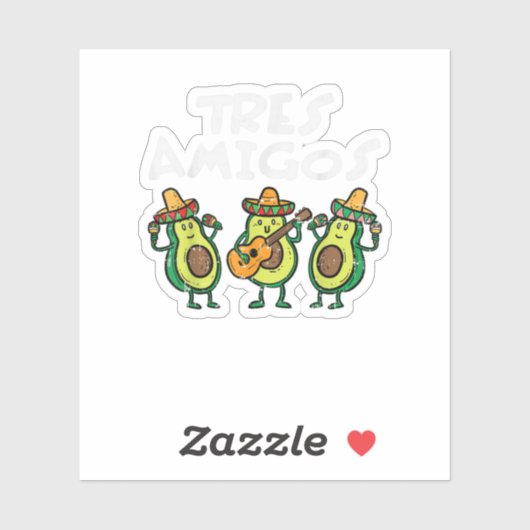 トレアミゴスアボカドスグアックチンコデマヨフィエスタメックス シール (シート)