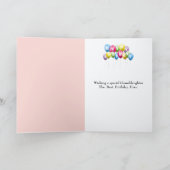 トレイガーリーハウスフォーグランドド娘の誕生日 カード (内部)