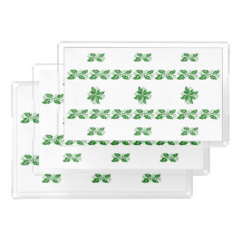 トレイセット – ホリーの帯葉 アクリルトレー