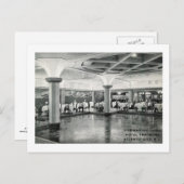 トレイモアホテル，アトランティックシティ， NJヴィンテージ ポストカード (正面/裏面)