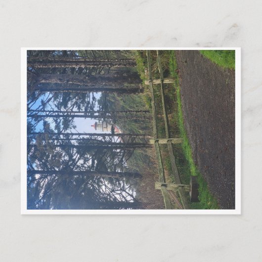 トレイルからヘケタのヘッドライトハウス ポストカード (正面)