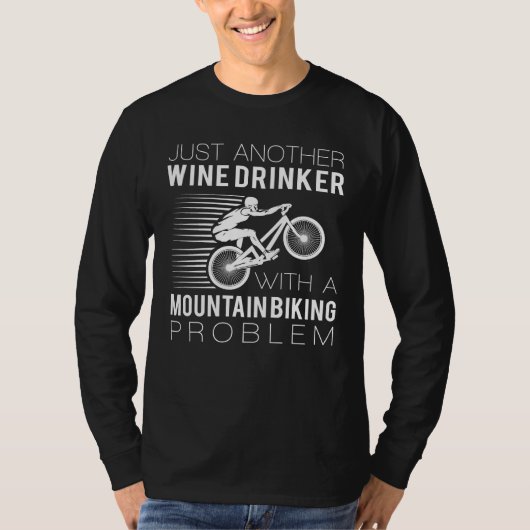 トレイルとタンニン：ワインを飲む別の人 Tシャツ (正面)