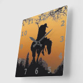 トレイルのエンドウォールクロック スクエア壁時計 (傾斜)