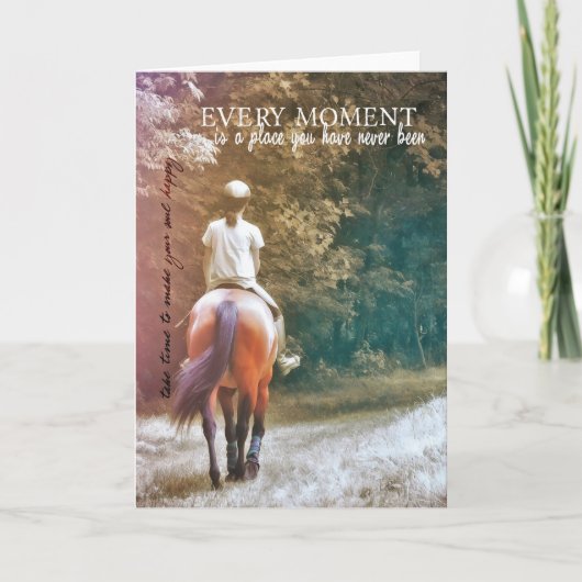 トレイルのグリーティングカードに出る サンキューカード (正面)