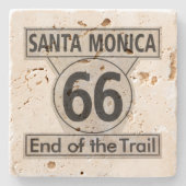 トレイルのサンタモニカ終点66 ストーンコースター (正面)