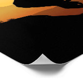 トレイルのシルエットポスターの最後 ポスター (角)