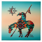 トレイルの最後  タイル (正面)