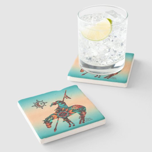 トレイルの石コースターの終わり ストーンコースター (横)