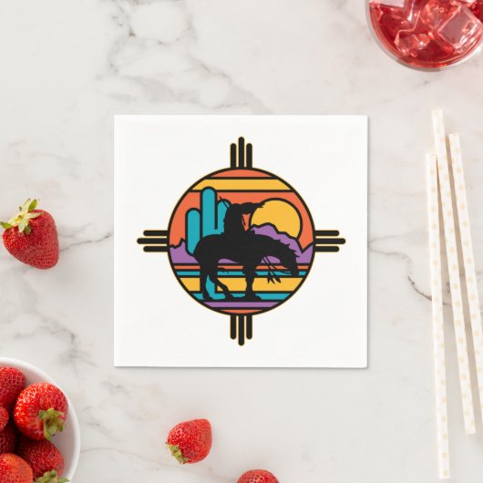 トレイルの終わり先住民アメリカインディアン スタンダードカクテルナプキン (インサイチュ)