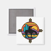 トレイルの終わり先住民アメリカインディアン マグネット (正面/裏面)