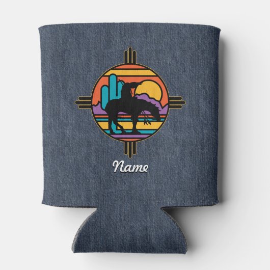 トレイルの終わり先住民アメリカインディアン 缶クーラー (裏面)