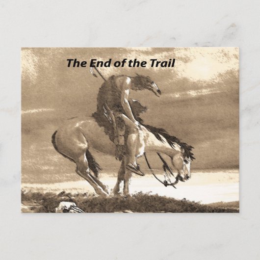 トレイルの終わり ポストカード (正面)