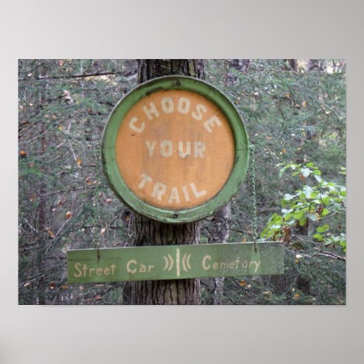 トレイルの選択 ポスター (正面)