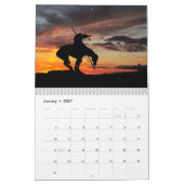 トレイルの12か月カレンダーの終わり カレンダー (1月 2027)