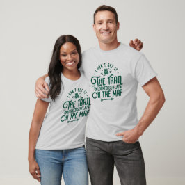 トレイルは非常に平坦に見えた – ハイキングおもしろい引用文 Tシャツ
