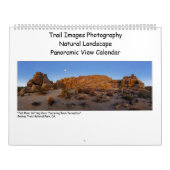 トレイルイメージ撮影 – パノラマビューカレンダ カレンダー (カバー)