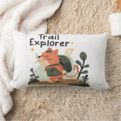 トレイルエクスプローラーキャット – Lumbar枕 ランバークッション (ブランケット)