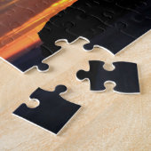 トレイルシルエットジグソーパズルの端 ジグソーパズル (側面)