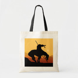 トレイルシルエットトートバッグの端 トートバッグ