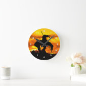 トレイルシルエット壁時計の終点 ラウンド壁時計 (ホーム)