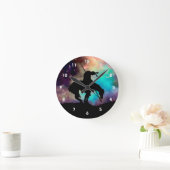 トレイルシルエット壁時計の終点 ラウンド壁時計 (ホーム)