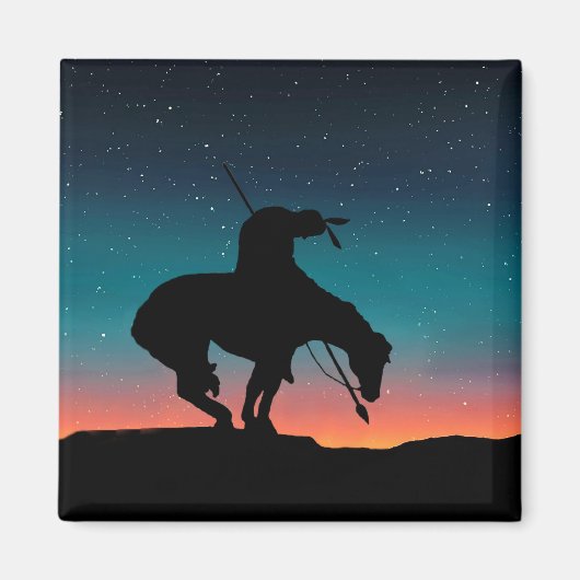 トレイルシルエット角磁石の終点 マグネット (正面)