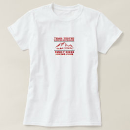 トレイルセラピーミニマリストマウンテンハイキングクラブ名 Tシャツ