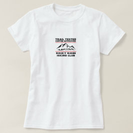 トレイルセラピーミニマリストマウンテンハイキングクラブ名 Tシャツ