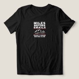 トレイルセラピー ミニマリスト マウンテンハイキング クラブ名 トライブレンドＴシャツ