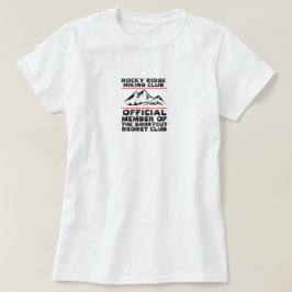 トレイルセラピー ミニマリスト マウンテンハイキング クラブ名 Tシャツ