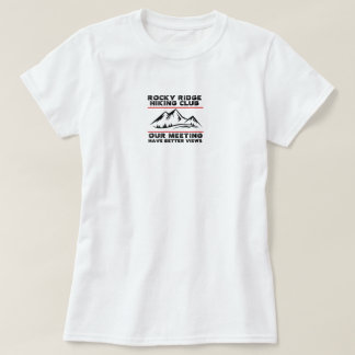 トレイルセラピー ミニマリスト マウンテンハイキング クラブ名 Tシャツ