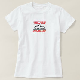 トレイルセラピー ミニマリスト マウンテンハイキング クラブ名 Tシャツ