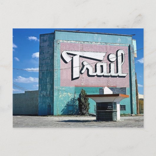 トレイルドライブインシアター，ルート66，アマリロ，テキサス州 ポストカード (正面)