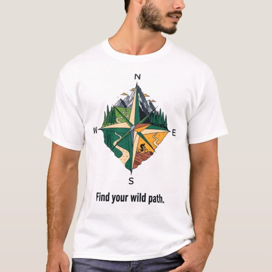 トレイルナビゲーターコンパス Tシャツ (正面)