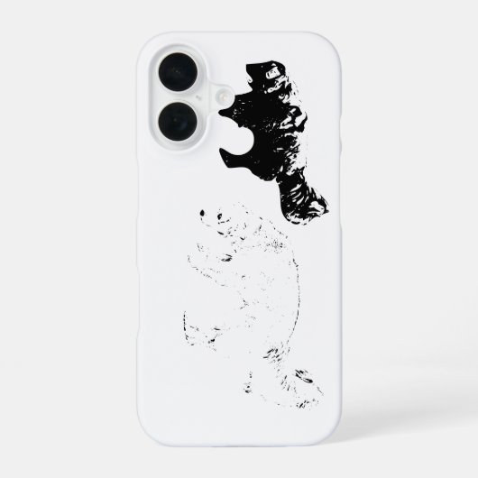トレイルノーズ、テイルフラッグ iPhone 16ケース (裏面)