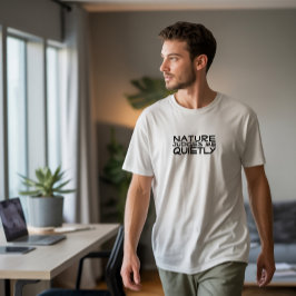 トレイルハイキングキャンプユーモアブラック Tシャツ