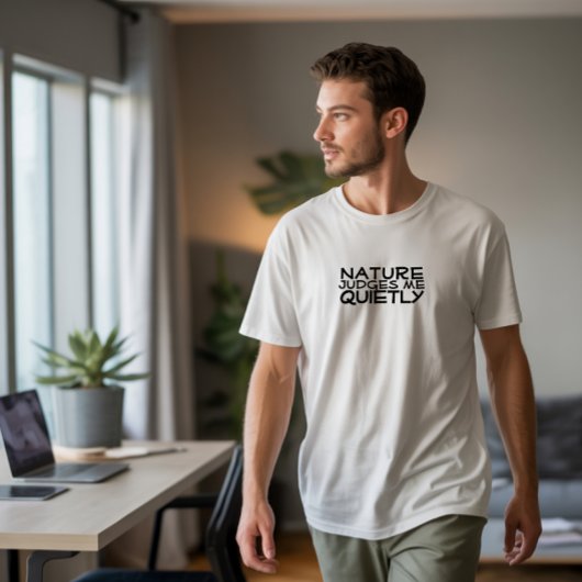 トレイルハイキングキャンプユーモアブラック Tシャツ