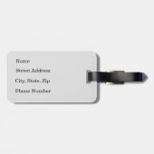 トレイルマンガの馬を引っ張る ラゲッジタグ (裏面横)