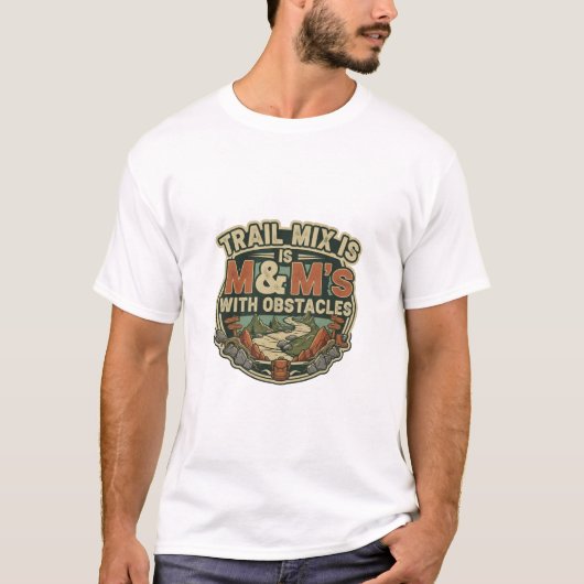 トレイルミックスは障害のあるM&M's Tシャツ (正面)