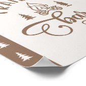 トレイルミックスバーワンハッピーキャンパー誕生日 ポスター (角)