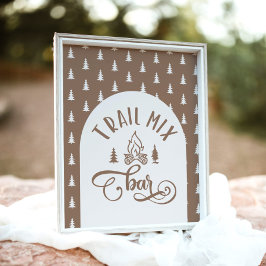 トレイルミックスバーワンハッピーキャンパー誕生日 ポスター