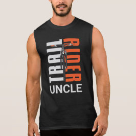 トレイルライダーバイクもしくは自転車に乗る人アンクルカスタムファミリーサイクリスト トライブレンドＴシャツ