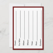 トレイルライディング6招待状 招待状 (裏面)