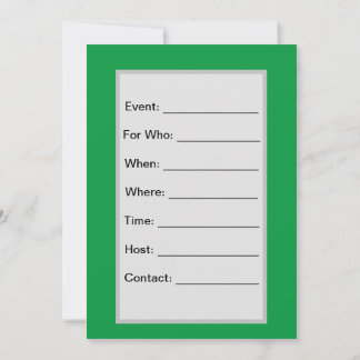 トレイルライディング8フラット招待状、サイズ： 5" x 7" 招待状