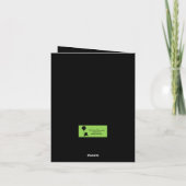 トレイルライディング9空白のグリーティングカード サンキューカード (裏面)