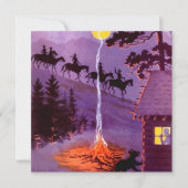 トレイルライド乗馬キャンピング招待状 招待状 (正面)