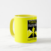 トレイルランナースポーツ自然 マグカップ (正面左)