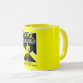 トレイルランナースポーツ自然 マグカップ (正面右)