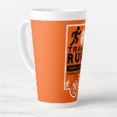 トレイルランナーレース大会 カフェラテマグ (左アングル)